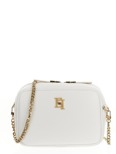 Elisabetta Franchi Camera Bag In White