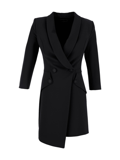 Elisabetta Franchi Jacket Dress In Black
