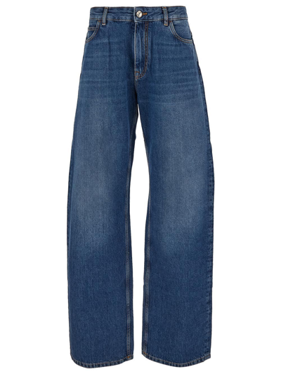 Etro Rigid High-rise Straight-leg Jeans In Blue