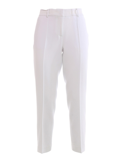 Michael Kors Crêpe Trousers In White
