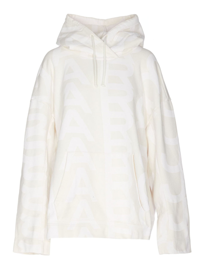 Marc Jacobs The Monogram Hoodie In White