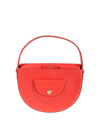 Apc A.p.c. Le Pocket Small Tote Bag In Rojo