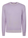 Filippo De Laurentiis Crewneck Cashmere Blended In Lilac