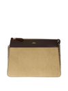 Apc Trapezoidal Bag In Vegetable-tanned Leather In Marrón