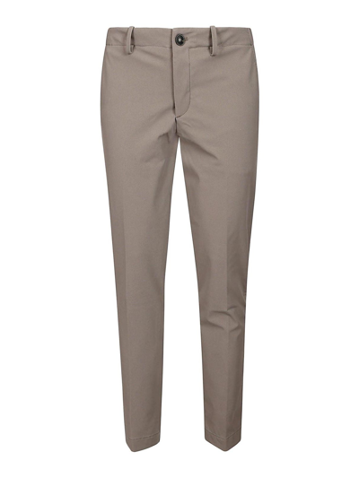 Rrd Roberto Ricci Designs Straight Leg Chino Trousers In Gris