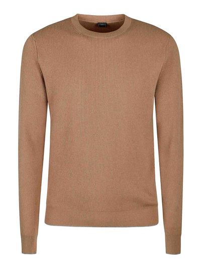 Fedeli Cashmere Sweater In Camel