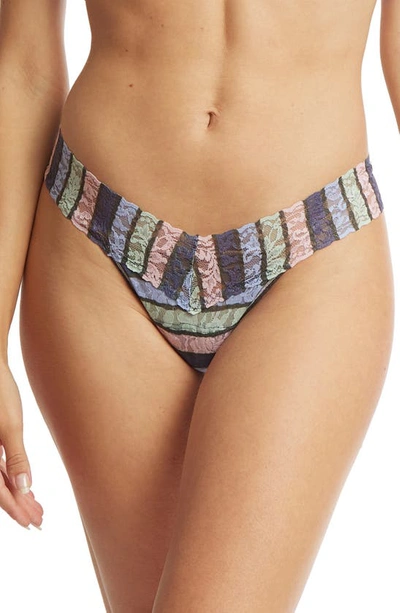 HANKY PANKY PRINT LOW RISE THONG