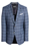 HUGO BOSS BOSS HUTSON PLAID WOOL SPORT COAT