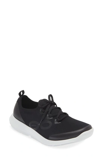 Oofos Oomg Sport Sneaker In Black/ White
