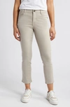 Wit & Wisdom 'ab'solution High Waist Slim Straight Ankle Pants In Flx Flax