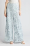 Kobi Halperin Kat Lace Wide Leg Pants In Ice