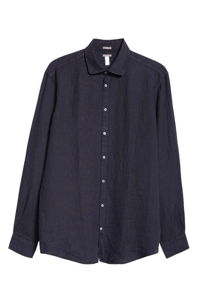 Massimo Alba Canary Cotton Voile Button-up Shirt In U501 Blu