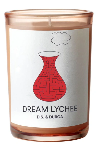 D.s. & Durga Dream Lychee Candle In Pink