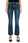 Dl1961 Bridget Instasculpt Raw Hem High Waist Ankle Bootcut Jeans In Seacliff (performance)