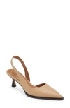 ATP ATELIER ATP ATELIER DESANA SLINGBACK POINTED TOE HALF D'ORSAY PUMP