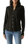 Michael Stars Ayla Button Down Knit Shirt In Nocturnal
