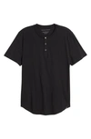 Threads 4 Thought Slub Organic Cotton Henley In Black