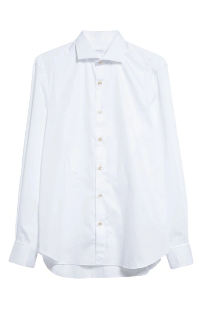 Boglioli Spread-collar Cotton Shirt In White