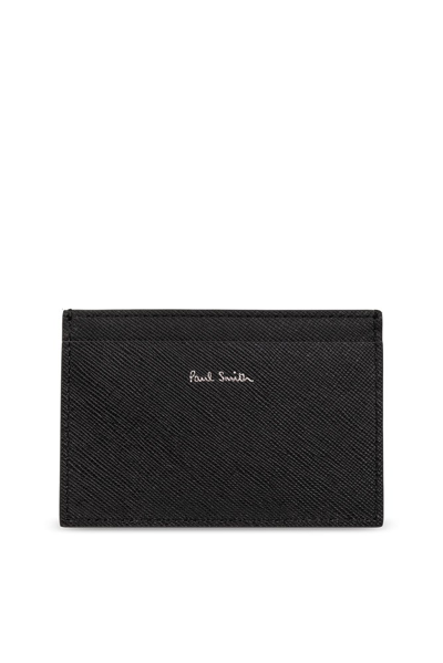 Paul Smith Printed Card Case In Black