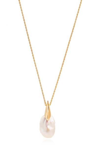 BOTTEGA VENETA BOTTEGA VENETA EMBELLISHED PENDANT NECKLACE