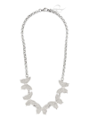BLUMARINE SILVER-TONE BUTTERFLY NECKLACE