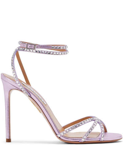 Aquazzura Last Dance Sandal 105 In Purple