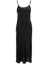 LOW CLASSIC BLACK TWO-WAY SLIP MAXI DRESS