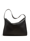 Khaite Elena Leather Shoulder Bag In Black