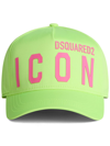 DSQUARED2 GREEN ICON LOGO-PRINT BASEBALL CAP