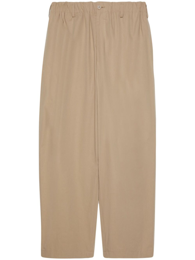 Gucci Jogginghose Mit Logo-stickerei In Tan