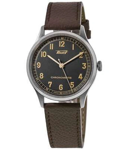 Pre-owned Tissot Heritage 1938 Automatic Cosc Grey Men's Watch T142.464.16.062.00