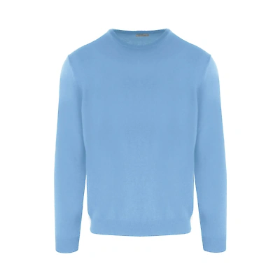 Pre-owned Malo Light Blue Cashmere Sweater