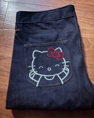 Pre-owned Evisu Hello Kitty Jeans In Blue