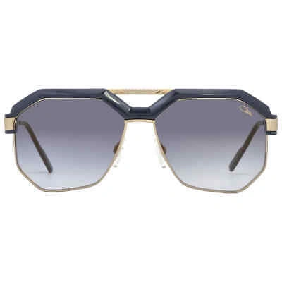 Pre-owned Cazal Blue Gradient Navigator Unisex Sunglasses  9092 003 62  9092 003