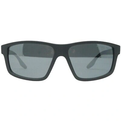 Pre-owned Prada Sport Ps02xs Ufk07h Grey Sunglasses In Gray