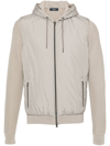 HERNO LIGHT BEIGE COTTON JACKET