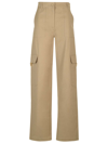 Valentino Cargo Trousers In Beige