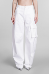 DARKPARK ROSE PANTS IN WHITE COTTON