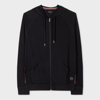 Paul Smith Men Hoodie Plain Jersey In Black