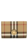 BURBERRY BURBERRY WOMAN PRINTED CANVAS WALLET