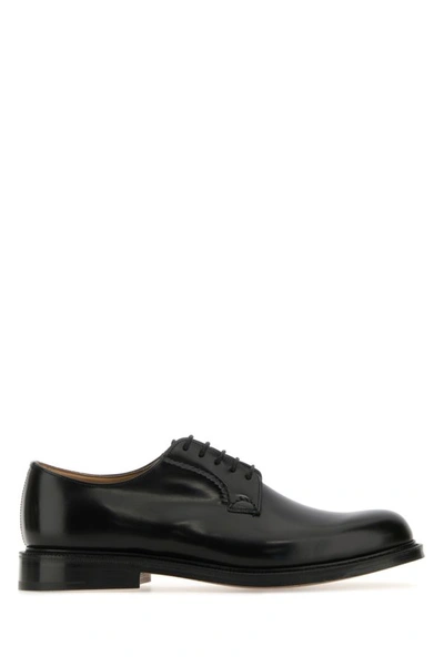 Church's Black Leather Shannon Lace-up Shoes
