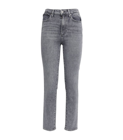 Paige Gemma Skinny Jeans In Grey