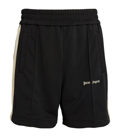 Palm Angels New Classic Track Shorts In Black_white