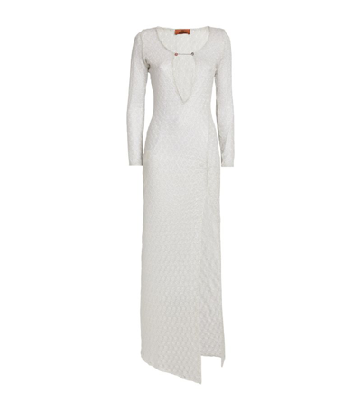 Missoni Knitted Maxi Cover-up In White