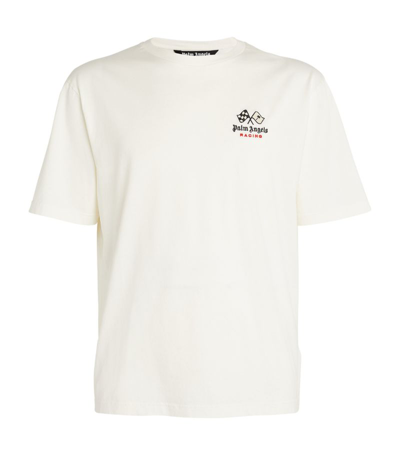 Palm Angels X Moneygram Haas F1 Team Graphic T-shirt In White
