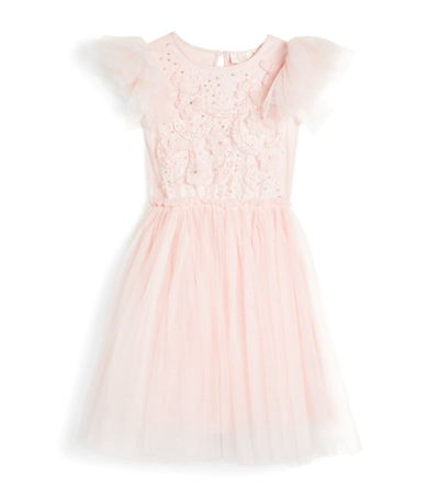 Tutu Du Monde Kids' Tulle Embellished Amara Dress (2-11 Years) In Pink