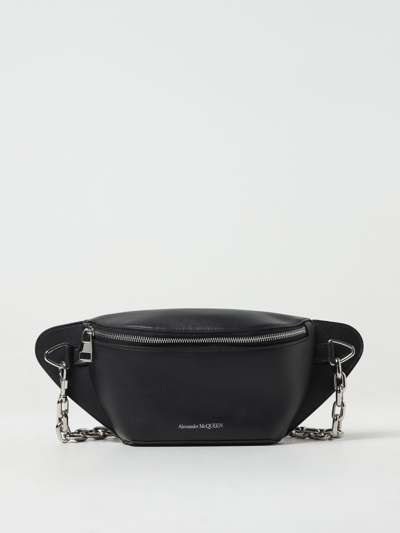 Alexander Mcqueen Belt Bag  Men In Black