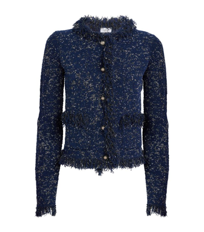 RABANNE METALLIC TWEED CARDIGAN