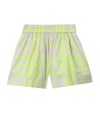 BURBERRY CHECK COTTON-BLEND SHORTS (3-14 YEARS)