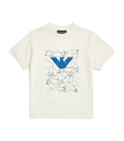 Emporio Armani Kids' Logo T-shirt (4-16 Years) In Multi